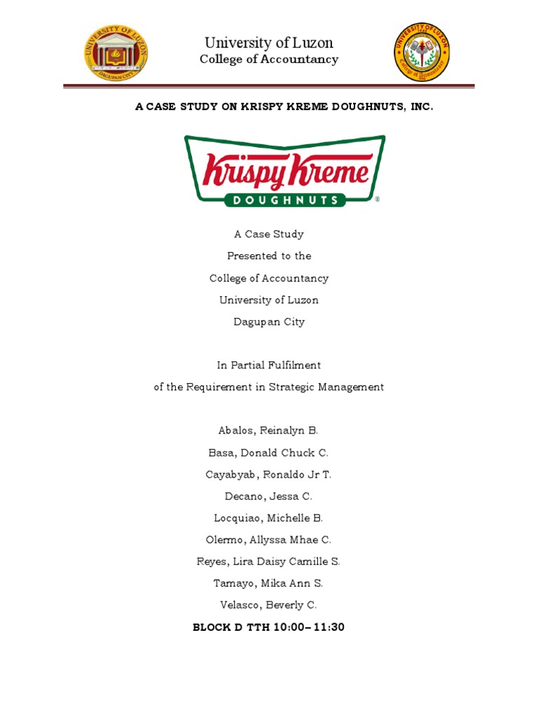 Krispy Kreme Doughnuts 10am To 1130am 1 | PDF | Economic Growth | Labour  Economics, image size:768x1024