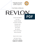 University of Luzon: A Case Study On Revlon Inc
