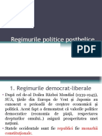 Regimurile Politice Postbelice