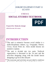 Social Studies Textbook: Textbookdevelopment Part 11 CC 6553