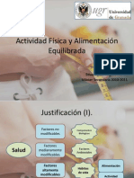 Actividad Física y Alimentación Equilibrada