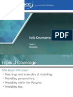 Agile Development: Topic 3: Modelling