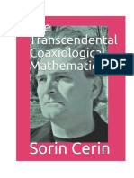 The Transcendental Coaxiological Mathematics by Sorin Cerin