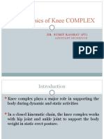 Biomechanics of Knee COMPLEX: Dr. Sumit Raghav (PT)