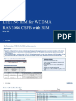 LTE1196-RAN Information Management For WCDMA Feature Trial