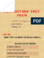 Độc Chất Học Thực Phẩm