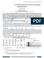 Detailed Study in Grid Generation and Its Topology Optimization