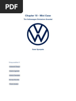 Chapter 10 - Mini Case: The Volkswagen Emissions Scandal