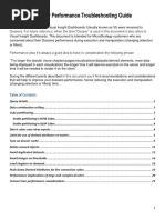 Dossier Performance Troubleshooting Guide