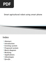 Smart Agricultural Robot Using Smart Phone