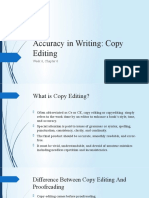 Accuracy in Writing: Copy Editing: Week 6, Chapter 6