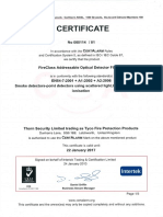 CertAlarm Certificate FC460P FireClass Photoelectric Detector
