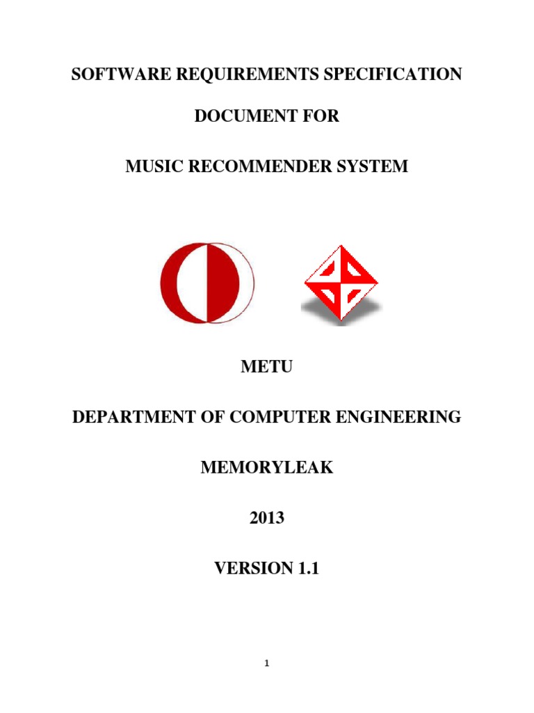 Music Recommender System Requirements | PDF | World Wide Web | Internet ...