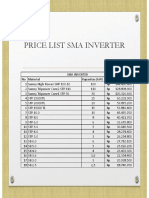 SMA and Must Solar Inverter Price Lists