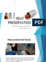 Heat Preservation: Prepared By: Lagrada, Sharmaine B. Galvez, Aaliyah Joy T