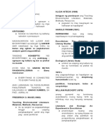 MODYUL 1 Ekokritisismo PDF