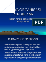 Budaya Organisasi