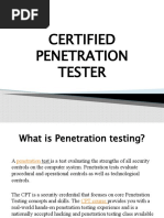 Certified Penetration Tester