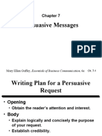 Persuasive Messages and Complaints