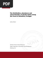 The Distribution, Abundance and Characteristics of Plastic Debris Along The Coast of Grândola, Portugal