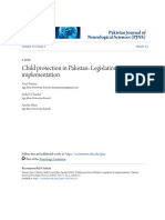 Child Protection in Pakistan - Legislation & Implementation