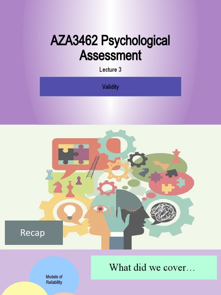 Validity in Psychological Testing | PDF | Validity (Statistics ...
