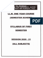 Ll.m. (C.S.) Syllabus PDF