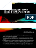 Class - 5 - Ict For Efficient Road Freight Transportation