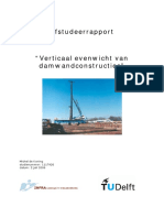 Afstudeerrapport TU Delft - Verticaal Evenwicht Van Damwandconstructies - 2006
