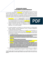 Autorizacion Documento - General para Personas Naturales