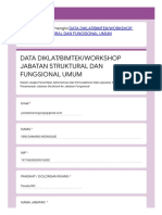Data Diklat/Bimtek/Workshop Jabatan Struktural Dan Fungsional Umum