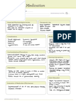 Medication: Expected Pharmacological Action Therapeutic Use