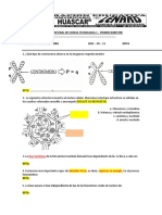 EXAMEN BIMESTRAL 4° Secundaria