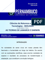 As teorias de Lamarck e Darwin