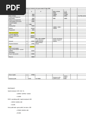 blank balance sheet cleaners