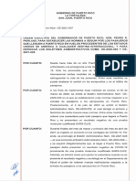 Orden Ejecutiva OE-2021-037 Del 20 de Mayo 2021