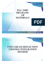 Unit 6 Deformation of Statically Determinate Beam 2 Double Integration