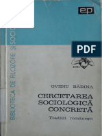 1966 BADINA Sociologie Romaneasca
