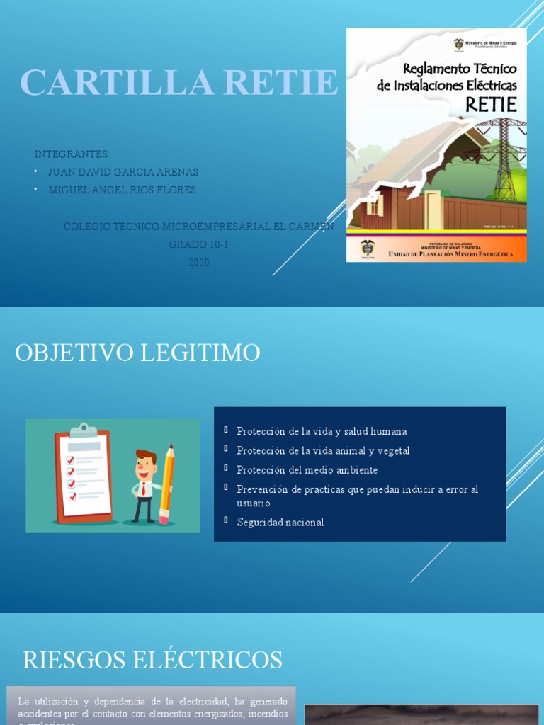 Cartilla RETIE | PDF | Electricidad | Ingenieria Eléctrica