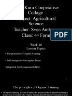 Kuru Kuru Cooperative Collage Subject: Agricultural Science Teacher: Sven Anthony Class: 4 Form