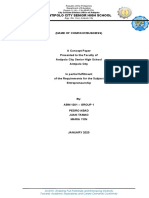2019 Entrepreneurship Concept Paper Format