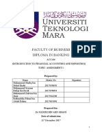 Faculty of Business Diploma in Banking: Prepared by