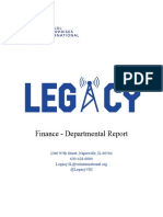 Legacy Department Report - Finance