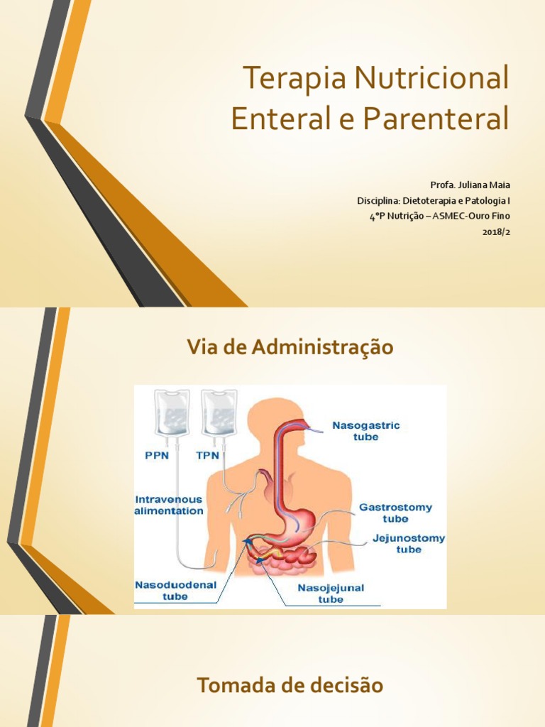 Aula 4 - Terapia Nutricional Enteral e Parenteral | PDF ...