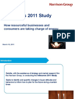 2011 Deloitte Harris Efficiency Survey Power Point