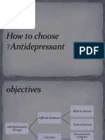 How To Choose Antidepressant