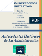 Origenes de La Adminsitración