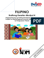 Filipino Q3 Mod4 PagpapahayagNgSarilingDamdaminOReaksyon v3
