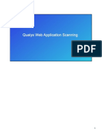 Qualys Web Application Scanning Class Agenda
