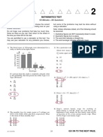 Mathematics Test Questions and Answers